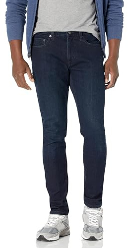 Amazon Essentials Jean Stretch Coupe Skinny - couleurs abandonnées Homme, Bleu Surteint, 36W / 32L