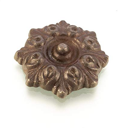 Antikas - Verzierung für alte Haustür, Rosette, Türbeschläge antik, Möbelbeschlag 8 cm