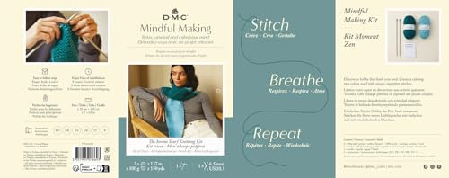 DMC Mindful Making Meditative Cushion Knitting Kit