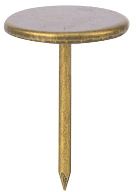 Polsternagel, Möbelzubehör für kleine Körper mit Eisenmaterial für Polsternägel für auf dem Sofa befestigtes Korbhandwerk, Trommel(Durchmesser 14MM*Gesamtlänge 20MM)