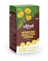 VITHAL Herbicida Selectivo Césped - Herbicida Malas Hierbas Potente, Control Eficaz de Malas Hierbas de Hoja Ancha Anuales y Perennes, Diente de León, Acedera, Jaramago y Hierba de Halcón, 100ml