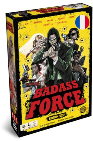 Don't Panic Games | Badass Force: DVD-version | Brädspel | Åldrar 14+ | 3–6 spelare | 45 minuter