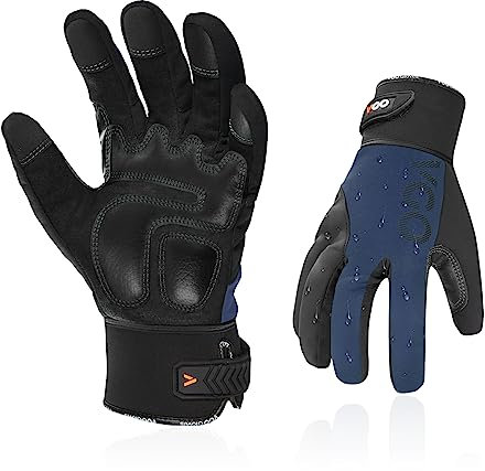 Vgo... Gants de Travail et de Mécanicien Anti-vibrations pour Homme, pour Outils Électriques (SL8777)