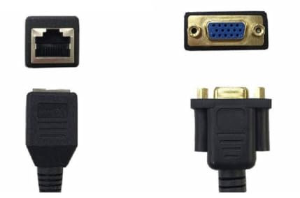 OISE ART STORE Trade Shop Câble adaptateur convertisseur Vga femelle à Rj45 Lan femelle 15 cm Vga-rj45 -