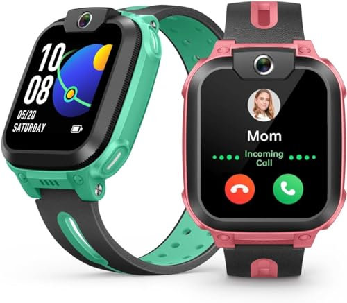 imoo Z1, Smart Watch per bambini, per ragazze, con video e telefonate di lunga durata, resistenza all'acqua IPX8 (Z1, rosa)