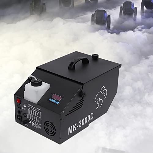 Nebelmaschine Fogger 1200W Fog Machine Rauchmaschine Fernbedienung,Mit LCD Display Nebelmaschiene,Geeignet Für Bühnen, Aufführungen,Hochzeiten, Bars
