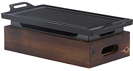 Petit barbecue, barbecue au charbon de bois de table, barbecues de camping japonais, foyer extérieur, barbecues antiadhésif pour voyage, jardin, pique-nique, plage