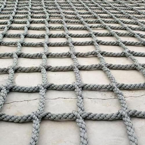 Amacthysh Kids For Climbing Net, Rope Ladder Net Climbing Frame Outdoor Playground Cargo Net Tree House Swing Set Backyard Net Balcony Railing Safety Net(Size:3.3 * 13ft)