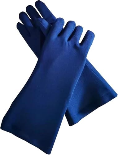 KJoBDwz Guantes de Plomo Azules de protección contra Rayos X for Uso en odontología y Veterinaria.(0.35mmpb)