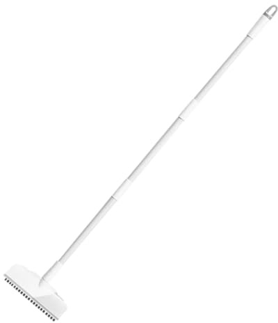 Zerodeko Floor Scrubbing Brush Long Handle Bathroom Hardwood Tile Cleaning Scrubber Squeegee Broom for Floors