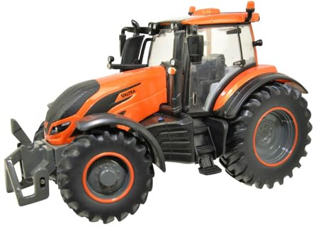 Britains 1:32 Metallic Orange Valtra T254 Collectable Tractor for Farm Set, Tractor Toys Compatible with 1:32 Scale Farm Animals and Toys, Suitable for Collectors & Children from 3 Years