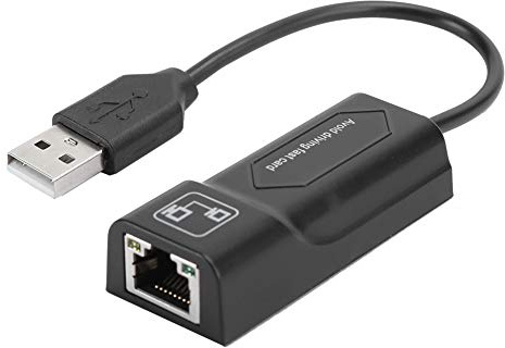 USB 2.0 to RJ45 Ethernet Network Adapter, Type C Ethernet Adapter Cable, Network LAN Adapter Converter 10/100 Mbps for MACBOOK/Samsung/Dell/HP/Asus/Lenovo/laptops and desktops, etc
