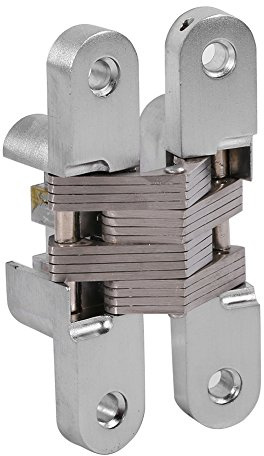 180-Grad-Zinklegierung Unsichtbare Falttür Kreuz Versteckte Scharniere (94 mm) Soss Scharniere Versteckte Türscharniere, Verdeckte Scharniere (94mm)
