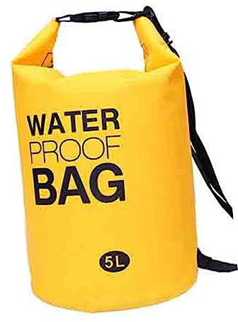BESPORTBLE Wasserdichter PVC Schwimmbeutel Faltbare Aufbewahrungstasche Für Outdoor-aktivitäten Für Bootfahren Kajakfahren Angeln Rafting Und Strandbesuche Gelb