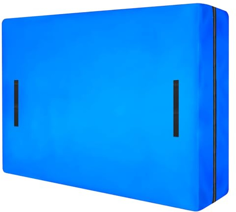 Housse de matelas pour le déménagement et le rangement, housse de matelas en plastique pour le déménagement et le rangement, avec 8 poignées robustes, fermeture éclair solide, sacs de matelas