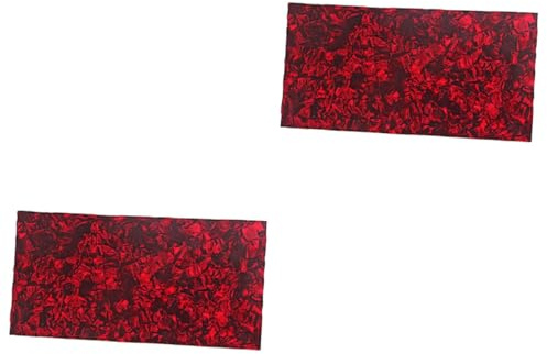 BESTonZON 2St Pickguard-Material für Akustikgitarren DIY Gitarrenschutzplatte Gitarrenschutzmaterial leeres Bass-Schlagbrett Schlagplattenmaterial Plektrum Pickguard-Rohlinge Schild Schaber