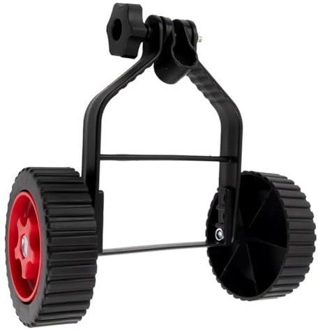 Poggapp Roue de Tondeuse à Gazon Tondeuse à Gazon Universelle Tondeuse à Gazon Ensemble de Roues de Support Réglable Tondeuse Roue Auxiliaire Outil de Jardin