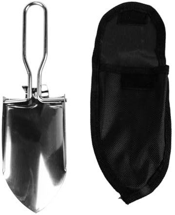 Namvo Pala pieghevole da campeggio, multifunzione, mini vanga con custodia per il trasporto, per pesca all'aperto, campeggio, escursionismo