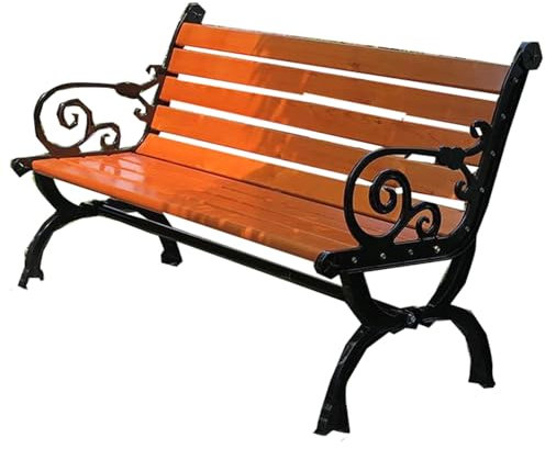 Generisch Langer Stuhl aus Massivholz, Freizeitstuhl für den Balkon im Park, robust und langlebig, geeignet für den Balkon im Park (120 x 57 cm)