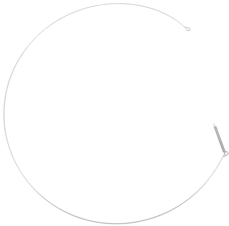Türdichtungs Halteklammer für Waschmaschine, Stahlwire, Silber, 36 Cm | Einfache Montage, Sichere Fixierung, Passend für Dichtungsmanschette der Tür