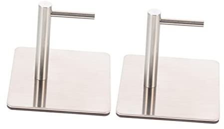 Zerodeko Fridge Magnet Hook in Acciaio Inossidabile 1 Pair Argento