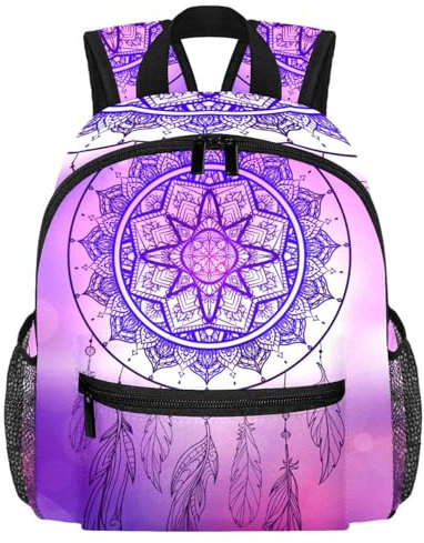 Süßer Kleinkind-Rucksack – Fast Food Pizza Hamburg Hot Dog Muster Moderne Kindertasche für Vorschule, Schule, Mädchen und kleine Kinder, Mehrfarbig 9, 25.4x10x30 CM/10x4x12 in