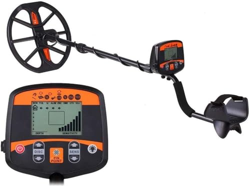 Détecteur de métaux, détecteur de métaux Professionnel avec Fonction Pinpointer et Bobine étanche Super Grande Haute sensibilité, for Chasseur de trésors débutant chercheur d'or