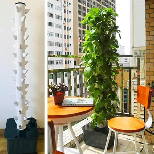Hydroponics Growing System 45 hole aquaponics,Hydroponic tower,hydroponic growing, soilless growing system, garden tower kit