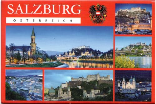 Foto Magnet Salzburg Austria Österreich - Kühlschrankmagnet Fotomagnet Souvenir