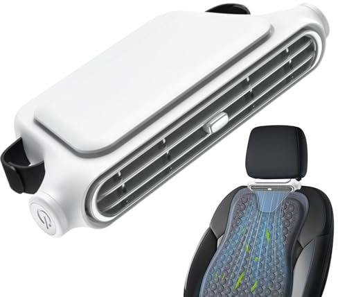 Ventilateur pour siège arrière de voiture | Ventilateur USB 3 Vitesses Pour Siège Auto - Accessoires automobiles pour camping-car, maison, voyage, camping, marine, camionnette, longs trajets,