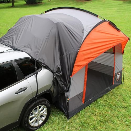 MNBVH Camping Car Tailgate Rear Tent Trunk Shelter SUV Boot Tent 5-6 Person Universal Outdoor Waterproof Car Awning for Outdoor Travel