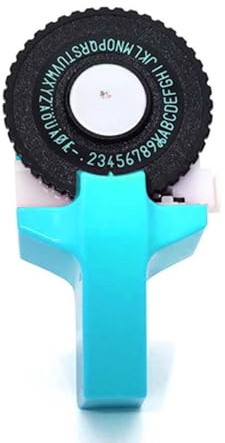 Generico Portatile Manuale 3D Embossing Label Maker DIY Scrittore di Etichette Stampante Macchina da Scrivere con Nastri per in Plastica PVC