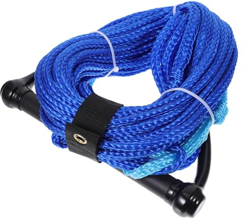 Toyvian Schwarzes 1 Stück Wasserskiseil aus Nylon mit Hoher Abriebfestigkeit und UV Beständigkeit für Wakeboarding und Kneeboarding Am Boot Zufällige Farbe