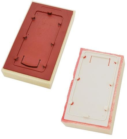 Raimondi Spugna Frattone 13x30 Cm Con Attacco Rapido, Badile in Plastica Bianca