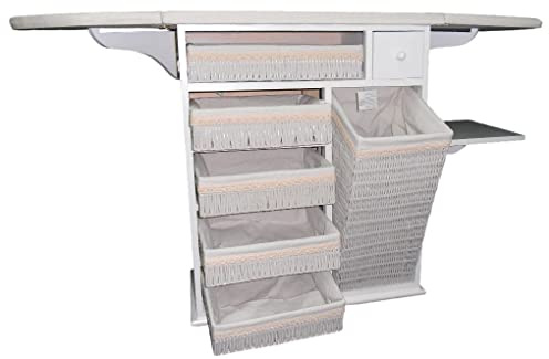 Meyvaser.com Ecommerce Company Mueble de Plancha Estoril Blanco Vintage