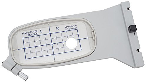 Stickrahmen 100 x 40 mm für Janome und Elna | Stickrahmen mit 100 x 40 mm Stickfläche für kleine Motive an Ärmeln, Taschen und weiteren Projekten
