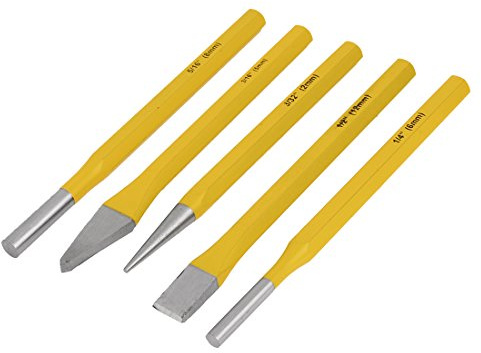 Aexit La goupille conique froide de cape hexagonale de maître mécanicien poinçonne l'outil de jeu de burin 5pcs JU707207S397032Q