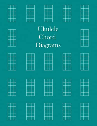 Ukulele Chord Diagrams: 20 Chord Boxes per page, Blank Ukulele Chord Charts, Blank Chord Box Book, Ukulele Fretboard Paper, Notebook for Musicians, Composition Books Gifts (Music Sheet Notebooks)