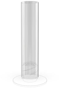 Höfats - Verre de rechange 900 - Pièce de rechange pour feu de table 90 et 900, torche, feu suspendu, cheminée de table - Cylindre en verre borosilicate résistant à la chaleur - Ø 9 cm, hauteur 37,5