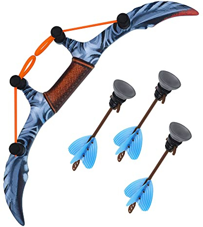 Zing Avatar Defender Bow Pack - 1 Bow and 3 Suction-Cup Arrows, Officially Licensed Role-Play Bow, Shoots Safe Arrows Over 40ft, for Outdoor or Indoor Play, Age 8 and Up