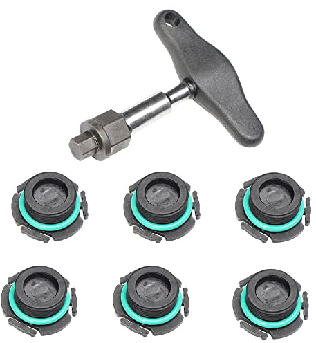 DPTOOL Ölablassschraube Verschlussschraube Ölwanne mit O-Ring-Dichtung kompatibel BMW N20 N26 Motor X1 X3 2/3/4/5 Serie Hinterradantriebsmodelle 11137605018 | Ölwannen-Ablassschraube zum Entfernen von Installationswerkzeug für X1 X3 2/3/4/5 Serie Hinterradantrieb Modelle 11137605018