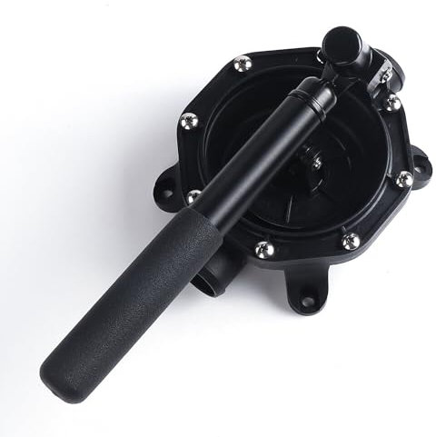 Fuworance 720 GPH Marine Manuelle Hand Bilge Abwasser Umfüllpumpe Selbstansaugende Pumpe Yacht Boot Edelstahl Schwarz