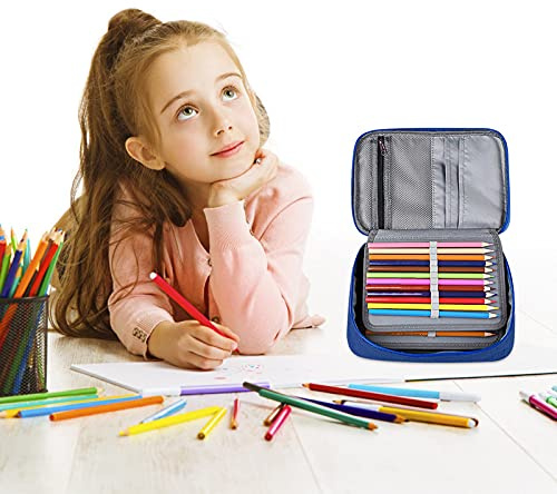 QUINTRA Puppenetui Bleistift Kreativer Kinderbleistift Süße Kaktustasche Schreibwarentasche Büro & Schreibwaren Federschachtel Filz (Blue, One Size)