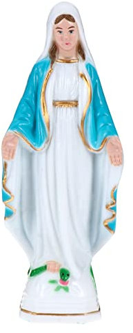 Cabilock 1Stk Unsere Liebe Frau von Gott Ornament Mini-Harzfiguren Unsere Dame der Gnade Tischstatue Vintage-Dekor Hochzeitsdekoration Plastikhandwerk Plastikverzierung Uni