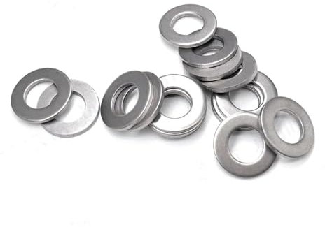 DIN125 GR2 reine Titan-Unterlegscheibe, Unterlegscheiben M2 M2,5 M3 M4 M5 M6 (Size : M2.5 20PCS)