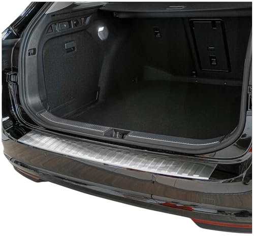 tuning-art BL1058 Protector de Borde de Carga de Acero Inoxidable para Skoda Superb Combi 4, IV 3Y 2024-, Color:Plata
