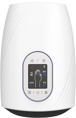 Handmassagegerät, elektrische handmassagegerät mit Heizfunktion und Timing-Funktion & LED-Anzeige, Massagegerät zur Anwendung an Handflächen und Handgelenken, Lindern Sie Müdigkeit und Steifheit