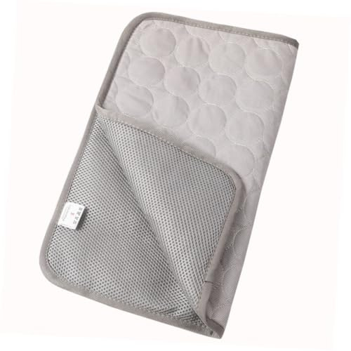jojofuny Kühlmatte für Hunde und Katzen Nylon Polyester Baumwoll Material Atmungsaktive Sommerkühlmatte für Haustierbett und Schlafplatz Innen und Außen XL 100x70cm