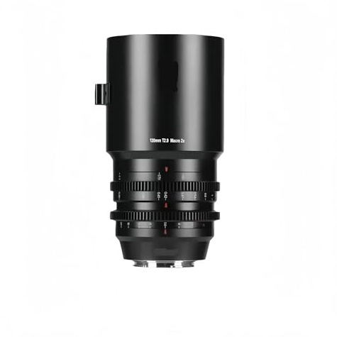 Camera Replacement， Objectif cinéma Macro 120 mm T2.9, Zoom 2X, téléobjectif Plein Format, Compatible Sony, Nikon, Canon et Panasonic.,for Photography(RF)