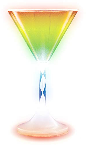 Light Up Flashing Martini Glass (1 Pack)